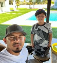 Eduardo and his son Diego. Source: Eduardo’s official Instagram page/@eduardoescobar5